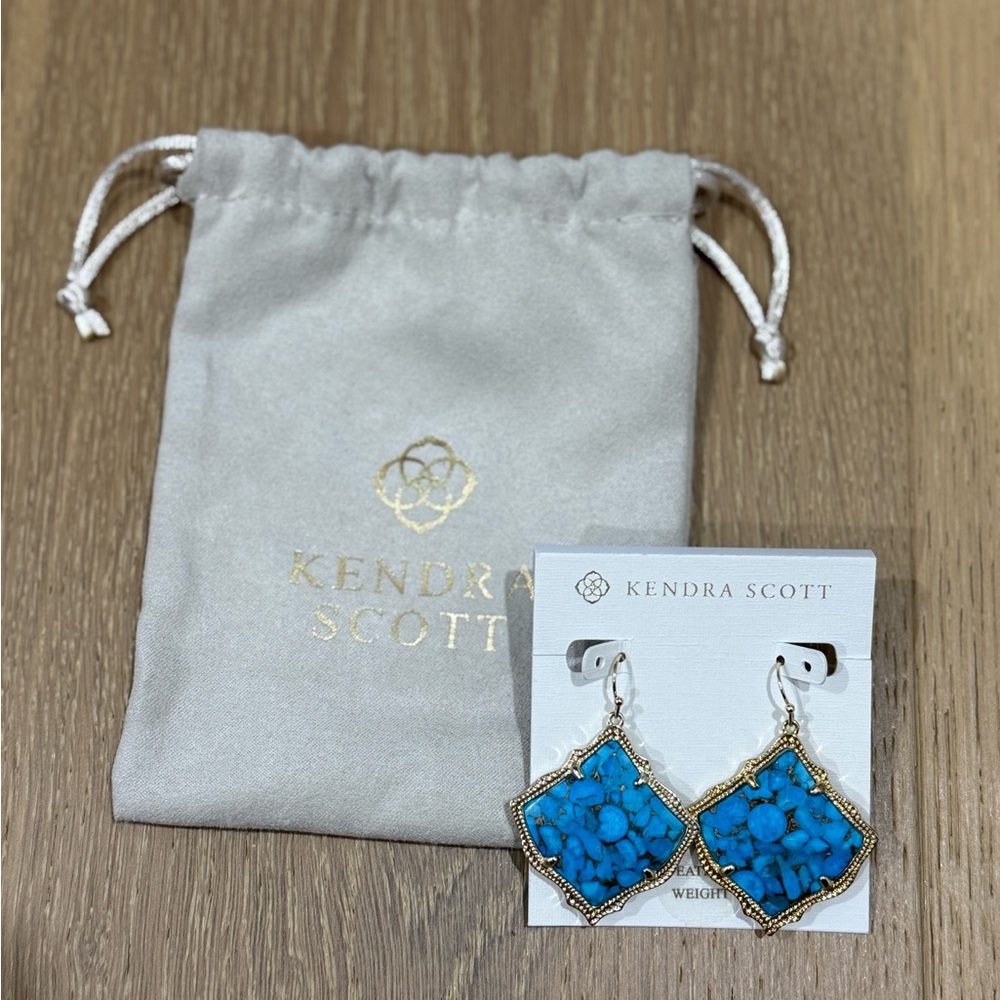 Kendra Scott Turquoise Drop Earrings